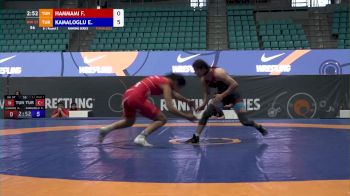 57 kg - Faten Hammami, TUN vs Elvira Kamaloglu, TUR
