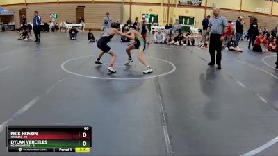 80 lbs Round 2 (10 Team) - Dylan Verceles, Headhunters vs Nick Hoskin, Kraken