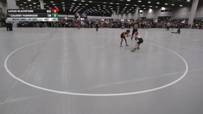 67 lbs Champ. Rd Of 32 - Lucas Blackford, Mission Athletics vs Calvert Farringer, The Best Wrestler