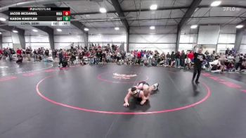 157 lbs Cons. Semi - Kason Kinstler, Cheyenne East vs Jacob McDaniel, Wheatland