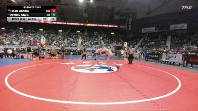 3A-132 lbs Cons. Round 3 - Zayden Stahl, Lovell vs Tyler Wenzel, Powell