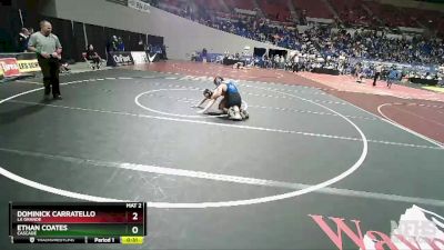 4A-160 lbs Cons. Round 3 - Ethan Coates, Cascade vs Dominick Carratello, La Grande