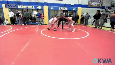 140 lbs Consolation - Destry Blair, Caney Valley Wrestling vs Dylan Martin, Sperry Wrestling Club