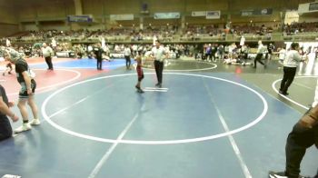 100 lbs Rr Rnd 2 - Joe Rainey, Knights Youth Wrestling vs Sadie Trent, Pueblo West Storm