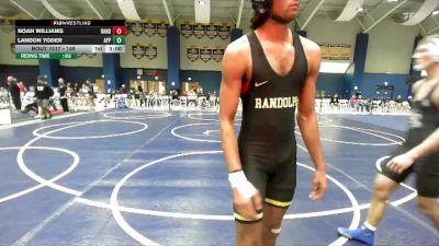 149 lbs Champ. Round 1 - Landon Yoder, Apprentice School vs Noah Williams, Randolph College