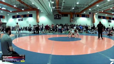 132 lbs 3rd Place Match - Elliott Crews, Machine Shed vs Benjamin Owens, Hanover Hawkeye Youth Wrestlin