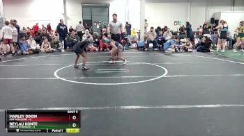 60 lbs Round 2 (6 Team) - Marley Dixon, Mat Assassins vs Beylau Konte, Misfits Strength