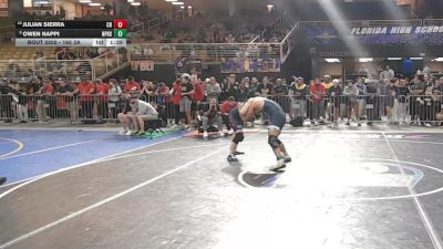 165 3A Cons. Round 1 - Julian Sierra, Christopher Columbus H S vs Owen Nappi, North Port H.S.