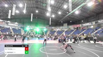 102 lbs Round Of 16 - Wyatt Forney, Wymore Southern vs Jaxson Jamison, Pikes Peak Warriors