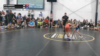 29 lbs Semifinal - Allie Zieminick, Ohio Goons - W vs Stella Gifford, Michigan Wrestling Academy - W