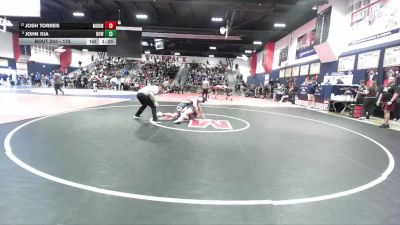 175 lbs Champ. Round 2 - John Xia, Rowland vs Josh Torres, Murrieta Mesa