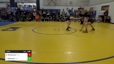 121 lbs R-64 - Derek Winseman, Dobyns Bennett-TN vs Luke DeSantis, Penn Trafford