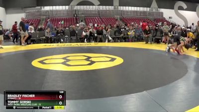 129 lbs Round 2 (8 Team) - Bradley Fischer, Dynasty vs Tommy Gorski, West Shore Wrestling Club