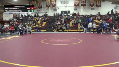 215 lbs Champ. Round 1 - Maximus Konopka, Green Farms Academy vs Bradley Dimiglio, Malvern Prep