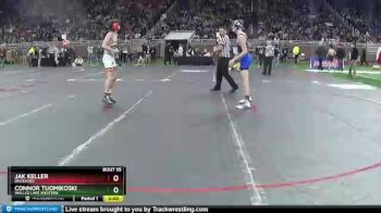 D1-125 lbs Champ. Round 1 - Jak Keller, Rockford vs Connor Tuomikoski, Walled Lake Western