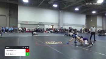 98 lbs Consi Of 16 #2 - Tobey Forman, Spanish Springs vs Kael Salisbury-Gum, Colony