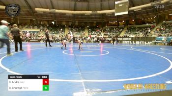 60 lbs Semifinal - Gus Andra, Maize vs Bentley Churape, Pomona Elite