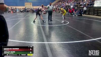 1 - 138 lbs Quarterfinal - Antwuah Warren, Franklin vs Wesley Dunn, Essex High School