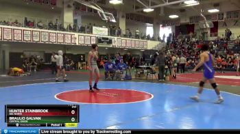 132 lbs Cons. Round 2 - Hunter Stainbrook, Del Norte vs Braulio Galvan, Central Union