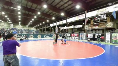 80 lbs Cons. Semi - Laeton Livermont, Bennett County vs Hunter Cole, Redfield Youth Wrestling