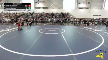 88 lbs Cons. Round 3 - John Hilson Jr, NWAA vs Dillon Cahill, SVEC Eagles
