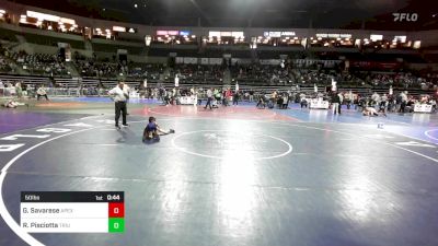 50 lbs Quarterfinal - Giovanny Savarese, Apex vs Ryan Pisciotta, Triumph Trained