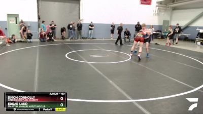 160 lbs X Bracket - Simon Connolly, Interior Grappling Academy vs Edgar Land, Soldotna Whalers Wrestling Club