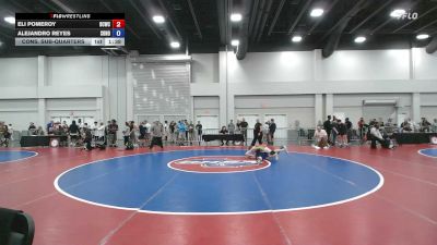 106 lbs Cons. Sub-quarters - Eli Pomeroy, Bear Cave Wrestling Club vs Alejandro Reyes, Sonoraville