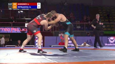 125 kg Quarterfinal - Geno Petriashvili, GEO vs Azamat Khosonov, GRE