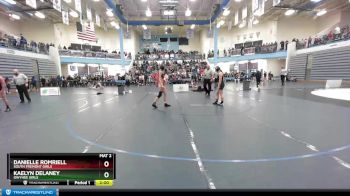 126G Champ. Round 2 - Kaelyn Delaney, Owyhee Girls vs Danielle Romriell, South Fremont Girls