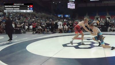 165 lbs Champ. Rd Of 128 - Grayson Fabrycki, Oregon vs Emerson Tjaden, Kansas