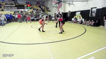 117 lbs Quarterfinal - Madison Blum, GRAVETTE vs Hollynn Lawson, Fairland JH