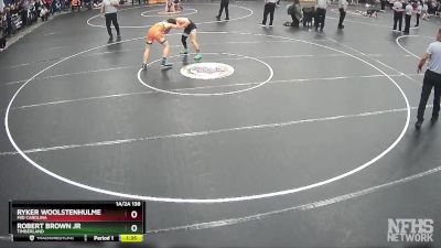 1A/2A 138 Cons. Round 1 - Ryker Woolstenhulme, Mid Carolina vs Robert Brown Jr, Timberland