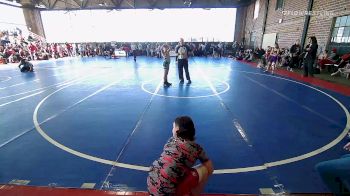 100 lbs Consi Of 8 #2 - Asher Guinn, Fort Gibson Youth Wrestling vs Chase Taylor, Brushy Wrestling Club