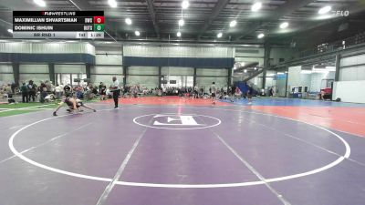 109 lbs Rr Rnd 1 - Maximillian Shvartsman, DoughBoy WC - BHS vs Dominic Ishuin, Outsiders Wrestling Club - BHS