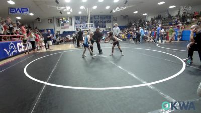 52 lbs Consolation - Rhea Long, Standfast vs Krue Goodin, Cowboy Wrestling Club