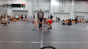 80 lbs Round 4 (8 Team) - Brody Goins, Team Mat Clash vs Wyatt Nicely, Ringgold