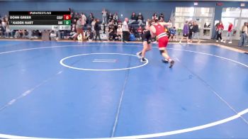 184 lbs Quarterfinal - Kaden Hart, Nebraska-Kearney vs Donn Greer, Colorado State University - Pueblo