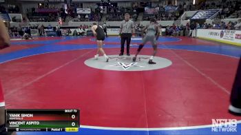 7A 132 lbs Quarterfinal - Yanik Simon, Huntsville vs Vincent Aspito, Hoover