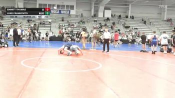 142 lbs Consi Of 4 - Emmitt Thomas, OHIO GOLD - MS vs Luke Frankovits, Mat Assassins Black - MS