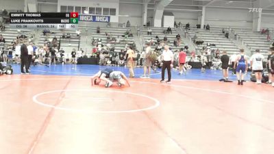 142 lbs Consi Of 4 - Emmitt Thomas, OHIO GOLD - MS vs Luke Frankovits, Mat Assassins Black - MS