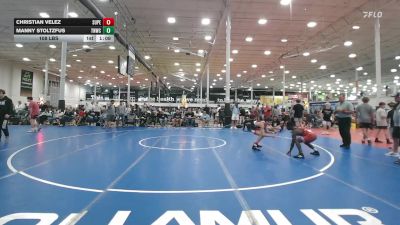 108 lbs Consi Of 4 - Christian Velez, Superior Gold - HSC vs Manny Stoltzfus, Team Nauman Silver Fox - HSC
