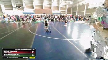 68 lbs Champ. Round 1 - Kyston Carmona, Payson Lion Wrestling Club vs Kione Vaiaoga, West Jordan