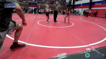 100 lbs Round Of 16 - Roman Baker, Skiatook Youth Wrestling vs Dylan Roberts, Claremore Wrestling Club