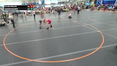 106 lbs Semifinal - Dylan Phillips, Unattached vs Jaxson Hackett, Lake Gibson Braves