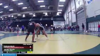 285 lbs Cons. Round 4 - Jacob Telles, Concordia (Neb.) vs Marlin Miles, Northwest Kansas Technical College