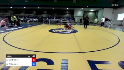 118 lbs Consi Of 4 - Leiannah Landreth, KS vs Alena Williams, Ar