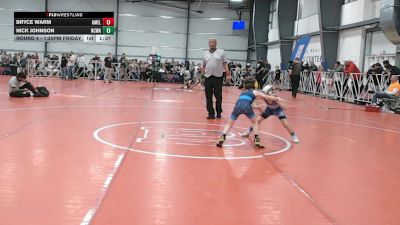 60 lbs Round 4 - 1:30pm Friday - Bryce Warm, America Elite vs Nick Johnson, NCWAY National Team