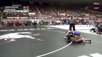 130 lbs Champ. Round 1 - Morgan Mietchen, Wellsville Hs vs Danica Dautel, Goodland HS