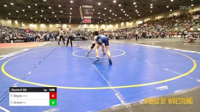 145 lbs Round Of 128 - Tristen Begay, BULLDOG WRESTLING CLUB vs Timmy Brand, Mad Dawg Wrestling Club